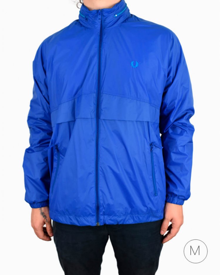 Jaqueta Fred Perry original nylon azul masculina